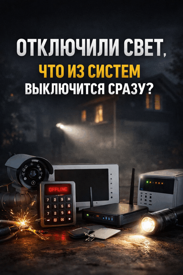 Отсутствие света и неработающие системы безопасности