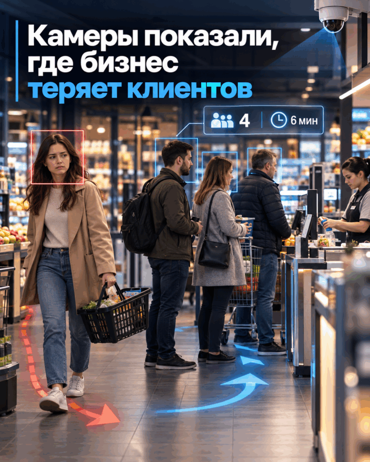 Камеры показали потерю клиентов
